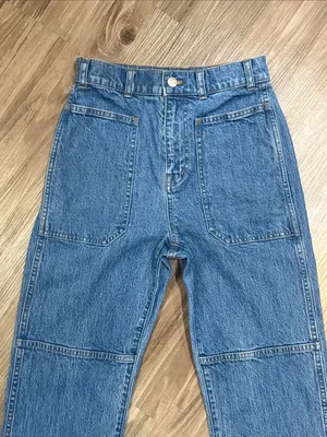 Madewell ’90s Straight Utility Jeans 25 Fenwood Wash High Rise $138 thumbnail 3