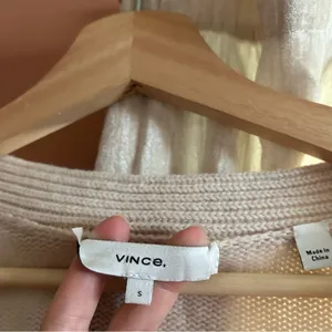 Vince Breton Wool Cashmere Striped Cardigan Sweater V-Neck‎ Button Front Size S thumbnail 5