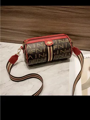 Monogram Bee Accent Barrel Crossbody Bag thumbnail 3