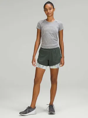Lululemon Swiftly Tech Short Sleeve Shirt 2.0 Race Length Slate / White Grey 6-8 thumbnail 3