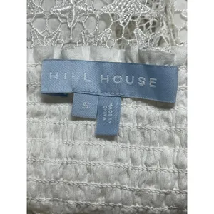 Hill House White Star Lace Smocked Elastic Waist Mini Flare A-Line Skirt Size S thumbnail 3