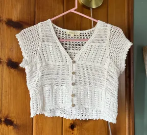 Rebellion Again Crotchet Crop Top- Size XS thumbnail 1