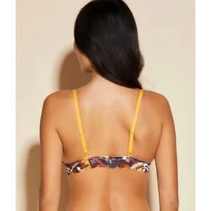 Cosabella NSN print tall triangle bralette NEVEP1321 African Tiger Large NWT thumbnail 2