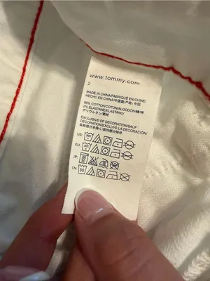 Tommy Hilfiger White Denim Mini Skirt thumbnail 5