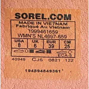 Sorel Kinetic Impact Slingback Sandals Pink Black Chunky Sz 8 Gorpcore Hike Walk thumbnail 8
