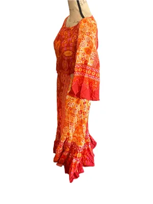 FARM Rio Combuco Cutout Maxi Dress Women’s Size M Boho thumbnail 9