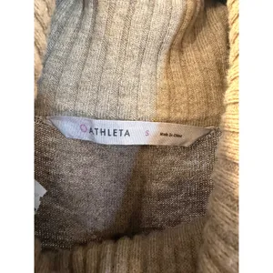 Athleta Womens Brown Merino Wool Cowl Neck Colorblock Sweater Dress S 428331 thumbnail 4