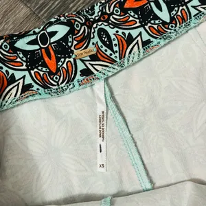 Free People Mona Micro Mini Skort Sz XS Mandala Pink Green Festival Whimsy Fairy thumbnail 2