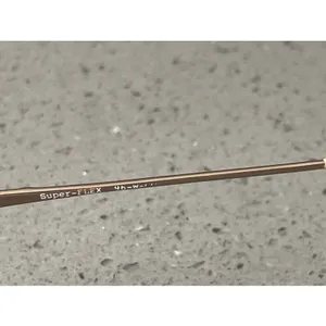 Marchon Super Flex Eyeglasses Frames ONLY Gold Flex Italy 50-18-130 oval thumbnail 5