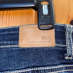BKE Dark Blue jeans Payton jeans bootcut darker women’s jeans size 32x35 1/2 thumbnail 7