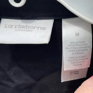 Liz Claiborne size Medium black denim jacket . thumbnail 5