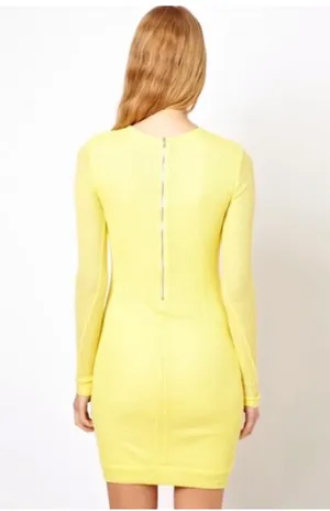 NWOT Rag & Bone Knit Yellow Dress thumbnail 2