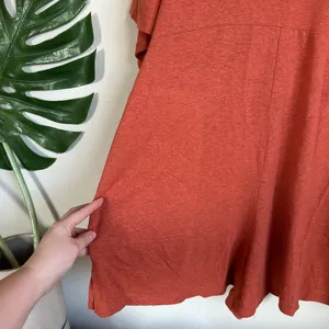 Free People Beach Linen Blend Romper thumbnail 8