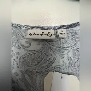 Wonderly Tiered Blue Paisley Maxi Dress Small‎ boho thumbnail 4