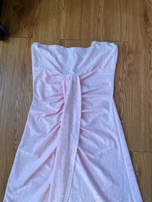 Chicme light pink strapless dress thumbnail 6