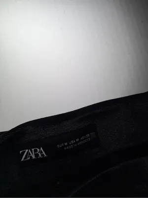 Zara Medium Black Velvet Midi Skirt thumbnail 2