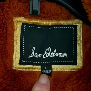 SAM EDELMAN Faux Fur Coat in Cognac, Size Large, New without tag thumbnail 10