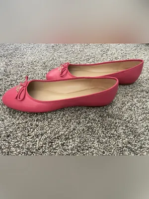 Women’s Coach Alina Leather Ballet Flats Shoes Pink Size 11 thumbnail 4