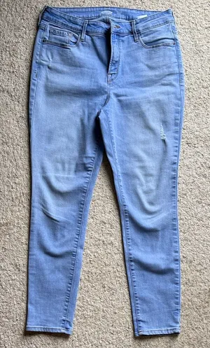 Old Navy Sky Blue Skinny Jeans – Women’s Size 12 thumbnail 1