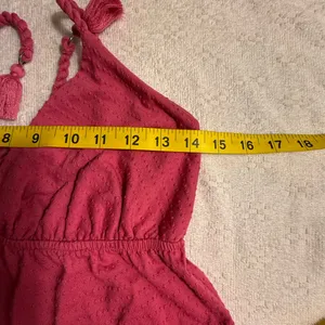 Blue steel Elegant Pink Halter Maxi Dress thumbnail 3