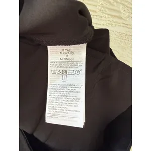 Gap Black High Rise Straight Leg Trousers Pants Size Medium Tall 856989-01-1 New thumbnail 7