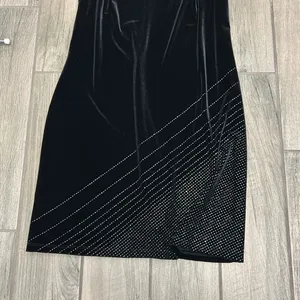 CDC velvet dress Black Size 14 thumbnail 2