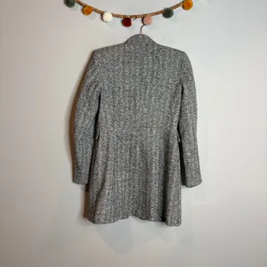 Zara Grey Herringbone jacket thumbnail 6