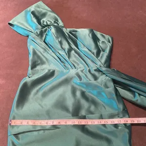 Women’s Green One Shoulder Full Length Mermaid Fit Formal Dress Size 6 thumbnail 8