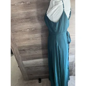 Birdy Grey Dress Formal Women Size Small Green Cindy Wrap Chiffon Prom Wedding thumbnail 7