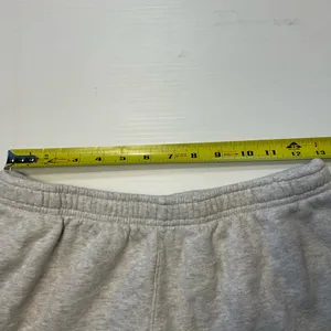 Brandy Melville Pants Womens Small Gray Cargo Sweatpants Wide Leg Casual thumbnail 8