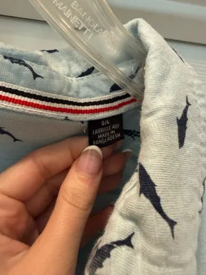 Industry Men's Light Blue Patterned Polo Shirt thumbnail 4