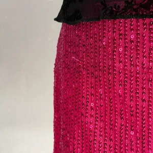 Shein BAE hot pink sequin mini skirt thumbnail 4