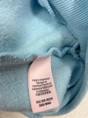 Victoria's Secret Cropped Light Blue Half-Zip Pullover Sweatshirt Size XS thumbnail 11
