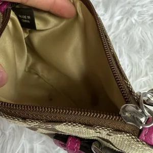 COACH Y2k Soho Double Buckles Signature Canvas Wristlet thumbnail 7