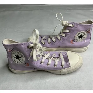 Converse Chuck‎ Taylor All Star Butterfly Wings High Top Lavender Women 7.5 thumbnail 8