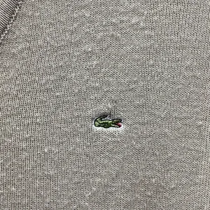 Lacoste Size 40 Women's Tan V-Neck Sweater. Preloved. thumbnail 4