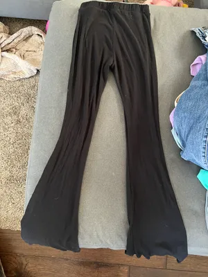 Black flared pants thumbnail 2