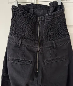 Anthropologie Pilcro Strapless Polished Wide-Leg Denim Jumpsuit, Size 4 thumbnail 13
