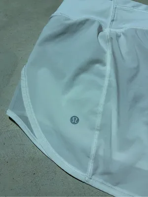 Lululemon White Women's Active Shorts - Lightweight Running Shorts 8 thumbnail 8