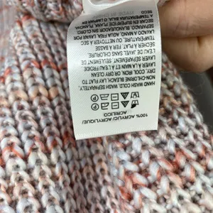 Lucky Brand Sweater Pink Striped Marled Crewneck Knit Chunky Women Medium‎ NWT thumbnail 9