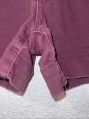 Aeropostale Maroon Midi Shorts thumbnail 4
