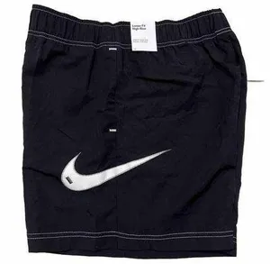 Nike Athletic Shorts Loose Fit High Rise Womens Medium Black DM6752-010 thumbnail 2