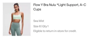 Lululemon Flow Y Bra thumbnail 5