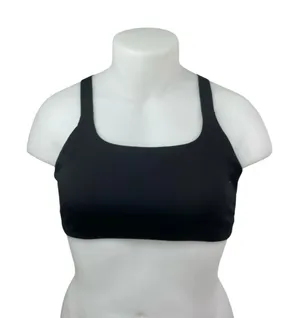 Lululemon Ultralu Black Sleeveless Athletic Activewear Sports Bra Tank Top Sz 12 thumbnail 1