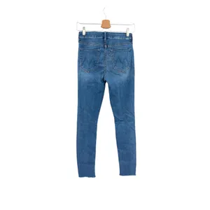 MOTHER The Looker Ankle Fray Skinny Jeans Birds of Paradise Blue Size 26 thumbnail 8