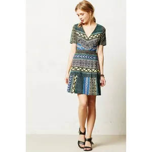 Anthropologie Plenty by Tracy‎ Reese New Moon Fit and Flare Dress thumbnail 2