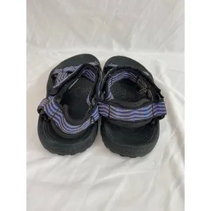 TEVA women's hurricane purple strap hiking open toe sandals outdoor hook loop thumbnail 3
