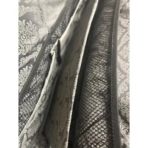 Mary Kay‎ Black Quilted Travel Tote Bag Cream Trim Consultant Organizer Damask thumbnail 8