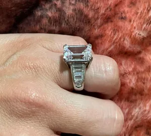 Cubic Zirconia Ring Silver thumbnail 4