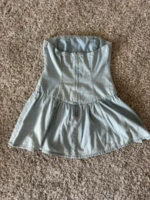 ZARA Jean Dress Denim thumbnail 2